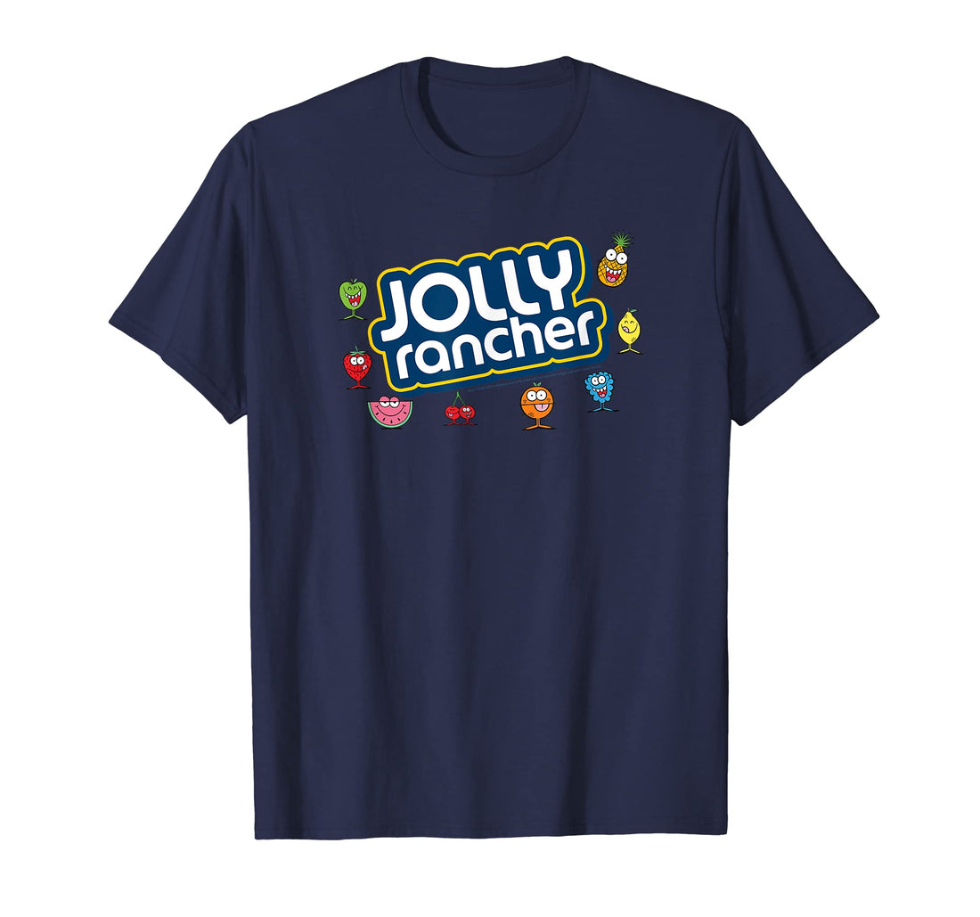 Jolly Rancher Fruits Gang Official Iconic Logo T-Shirt.