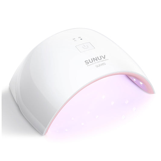 UV LED Nail Lamp for Gel Polish Nail Drying with Timer.