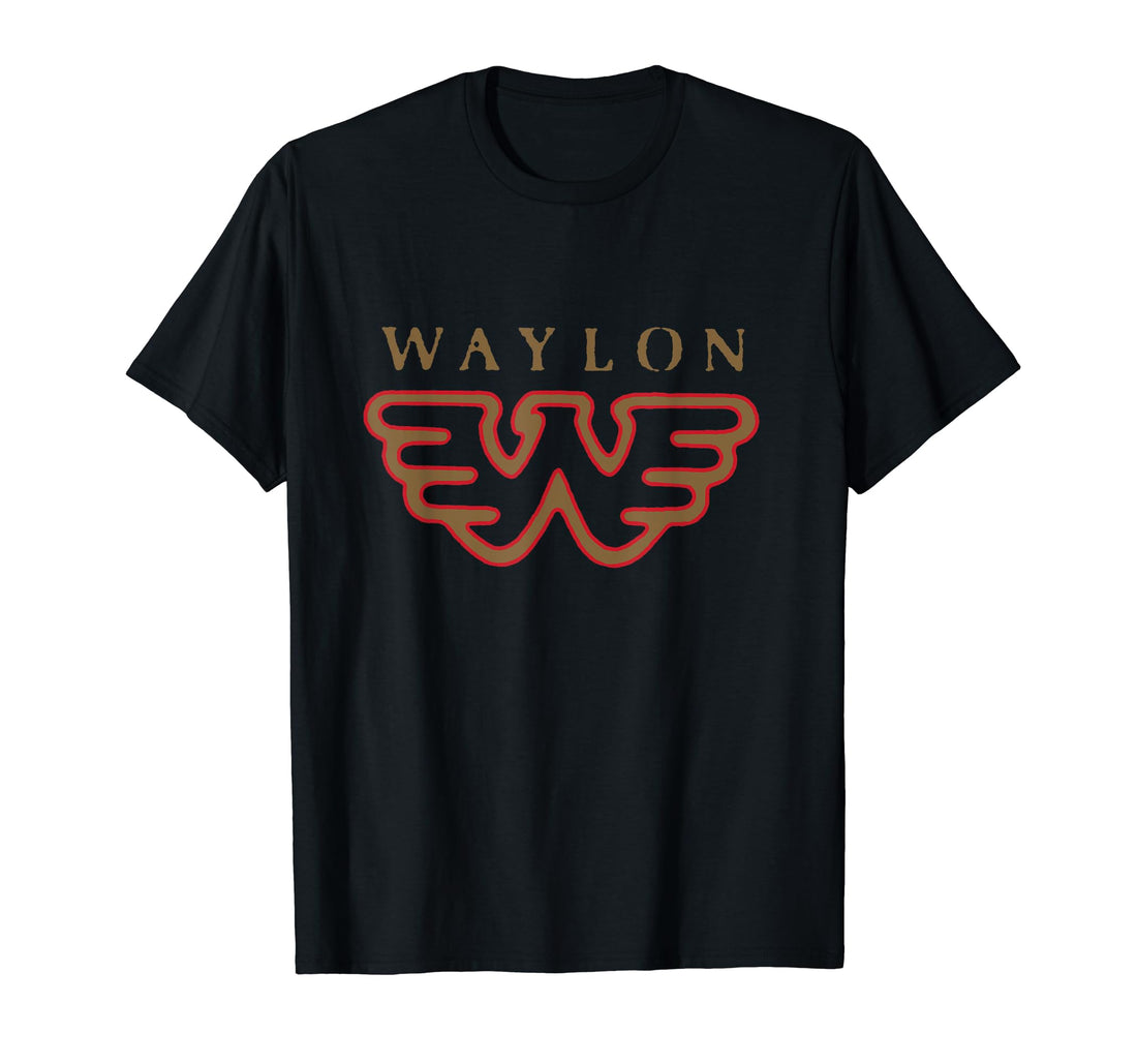 Waylon Jennings - Official Merchandise - Flying W Logo T-Shirt.