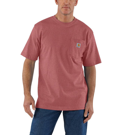 Carhartt Men's Loose Fit Heavyweight Short-Sleeve Pocket T-Shirt.