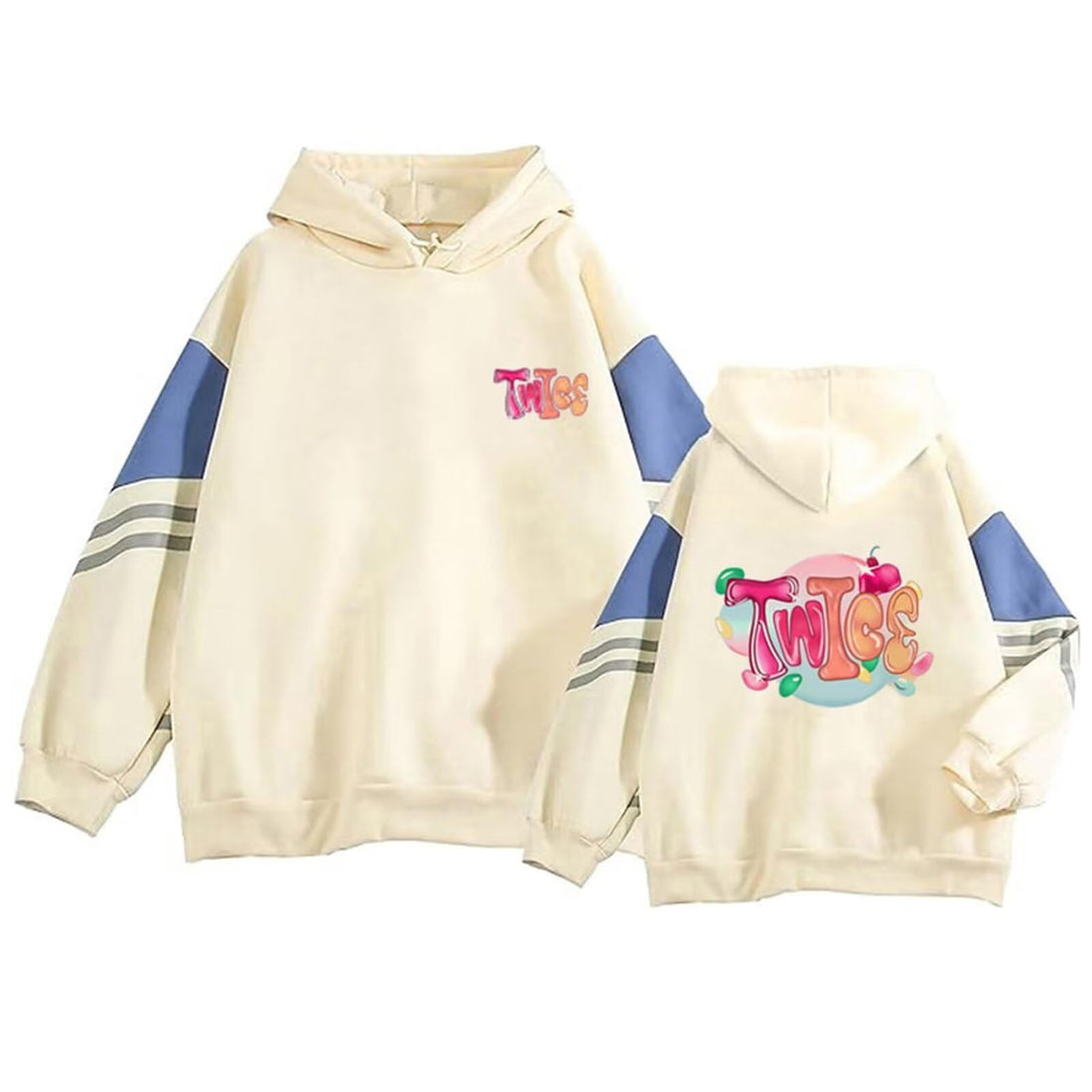 YJYP Kpop Twice Hoodie Ready To Be Sweater Tzuyu Momo Sana World Tour Sweatshirt.