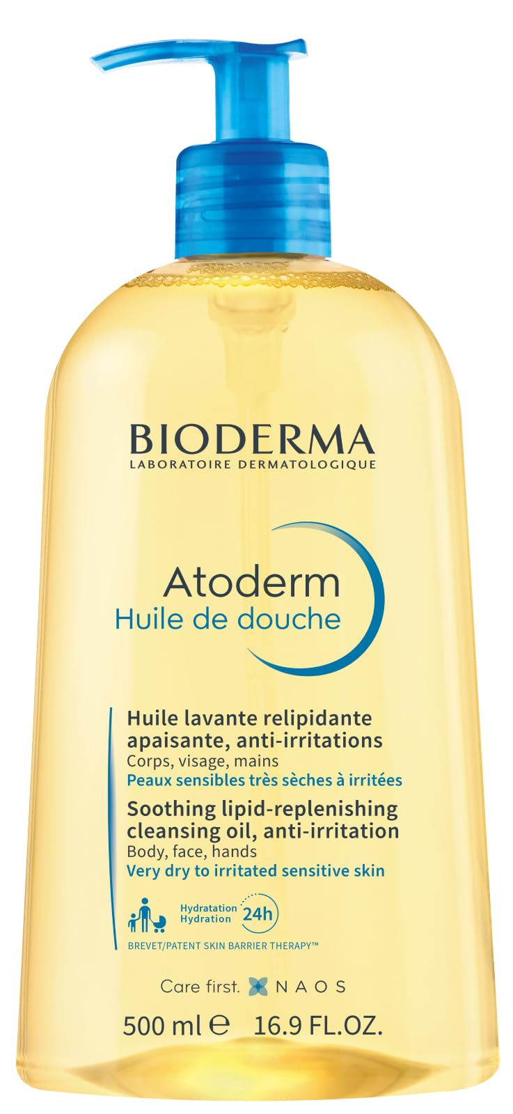 Nourish and moisturize with Bioderma's Atoderm Shower Oil for soft skin.