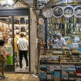 A Historic Market With Authentic And Fake Goods