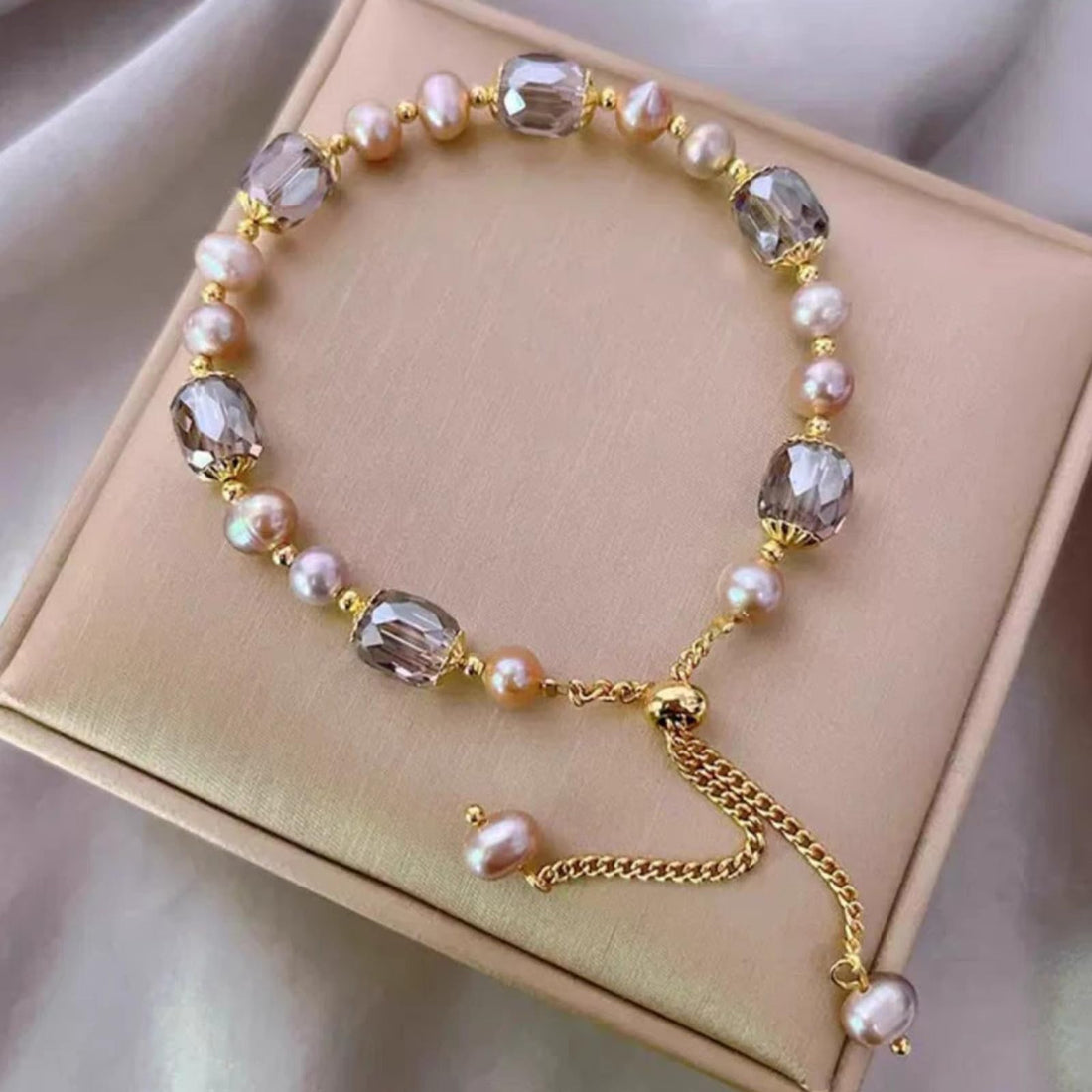 Adjustable Charm Chain Bracelets for Women