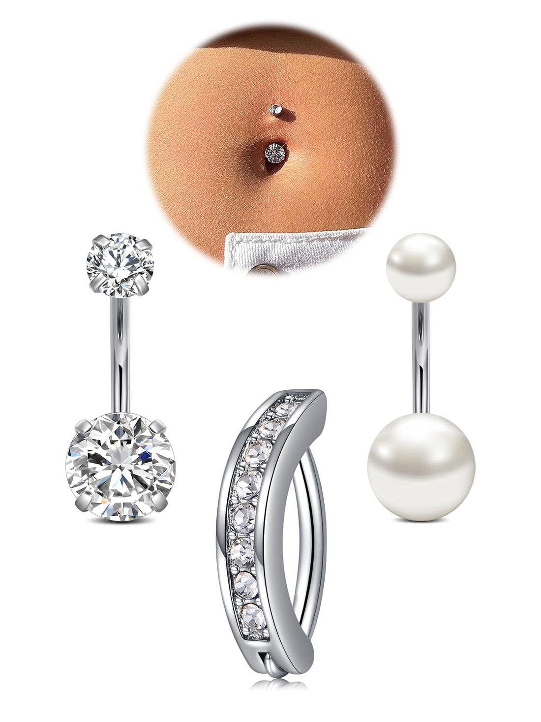 Low-Quality Belly Button Rings Made from Questionable Materials.