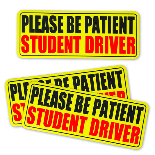 Student Safety Sticker Set:-Restock Quantity for New Drivers