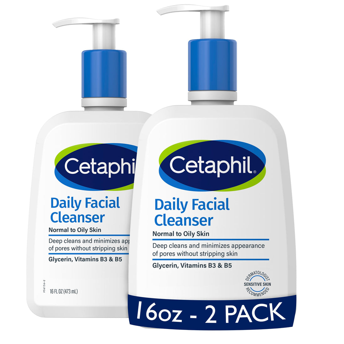 Cetaphil Daily Facial Cleanser for Sensitive to Oily Combination Skin.