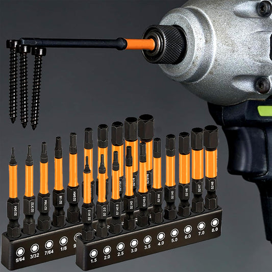 Magnetic Hex Drill Bits for Power Drills and Impact Drivers