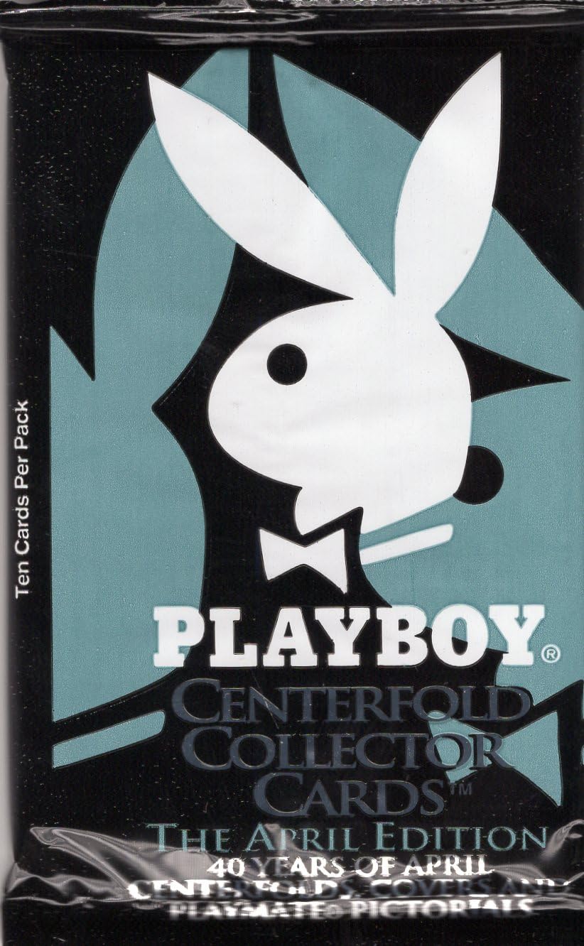 Sports Time Playboy Centerfold Collector Cards April Edition Trading Pack.