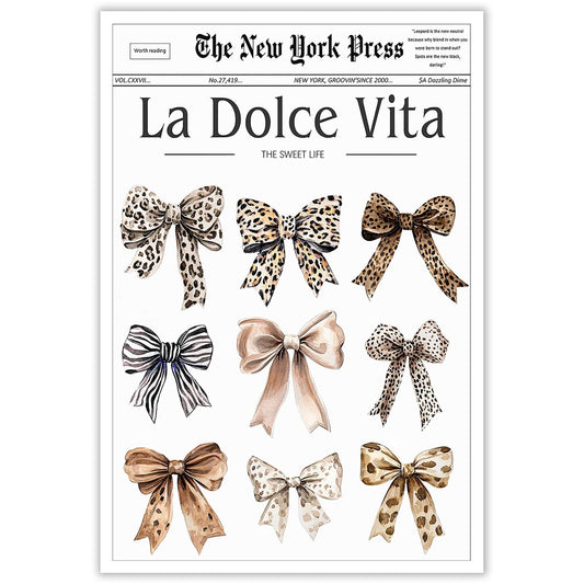 Colorful Bow Prints for a Preppy Room