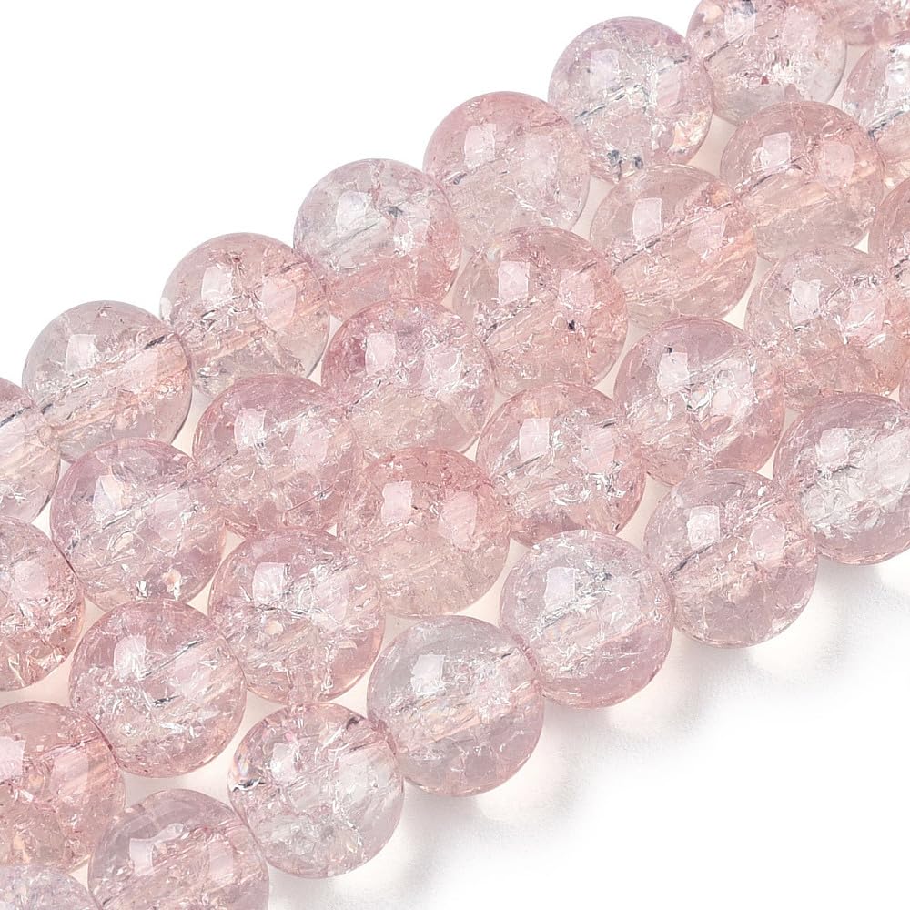 Crackle Glass Beads for Jewelry Making