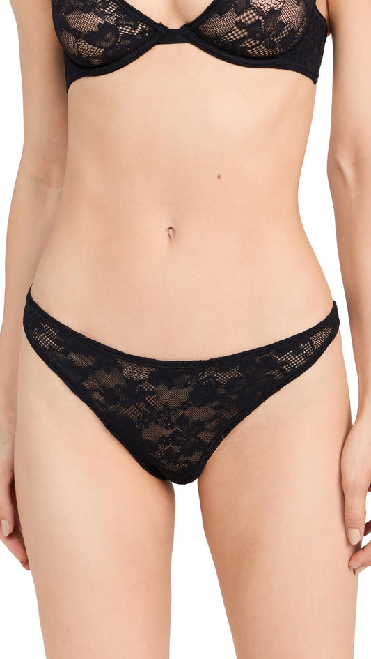 Seductive Luxe: Fleur du Mal's Lace Cheeky Panties Unleash Sensuality