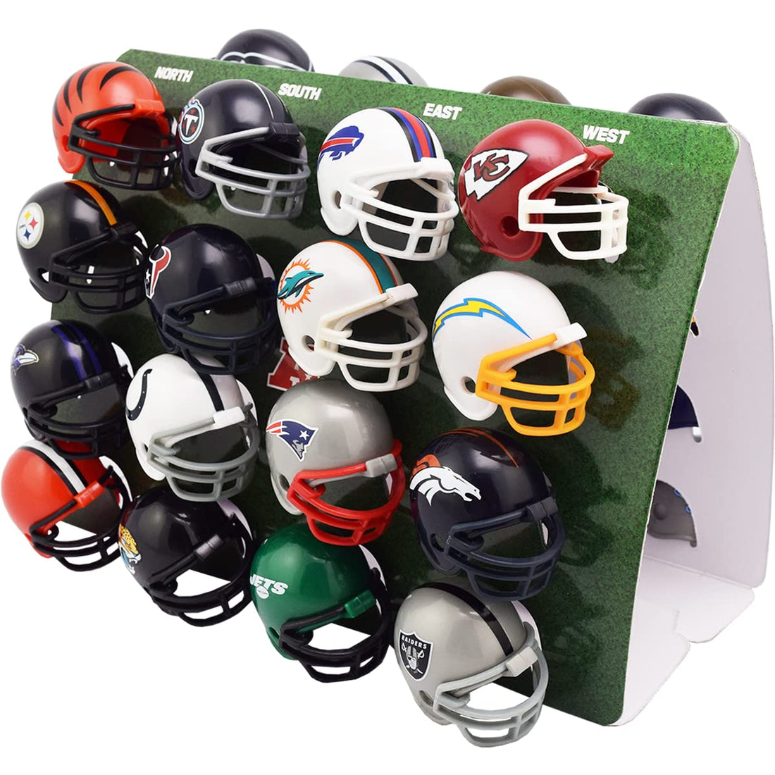 Riddell 32 Piece NFL Helmet Tracker Set - Gumball Size Helmets - All NFL Current Logo's - New 2023...