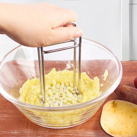 Stainless Steel Heavy Duty Potato Masher and Ricer Kitchen Tool