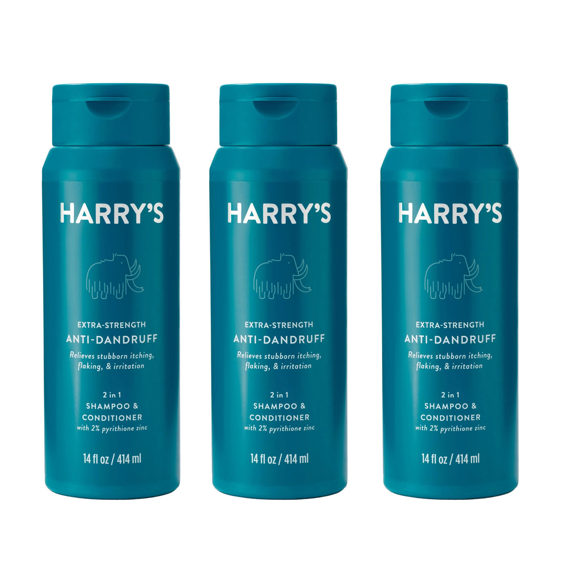 Harry's 2-in-1 Anti Dandruff Shampoo and Conditioner for Men Solution.