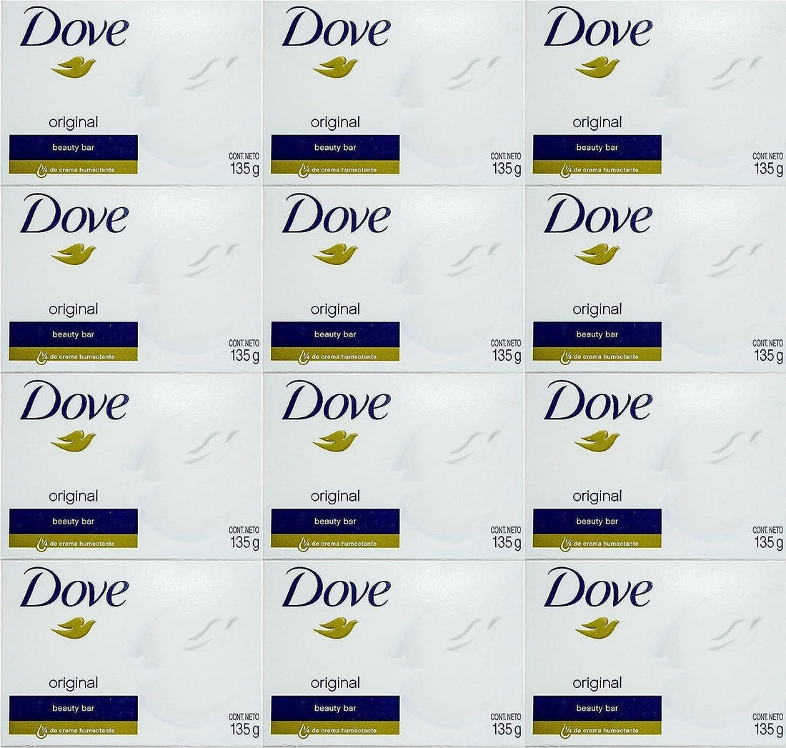 Dove White Cream Bar 4.75 Oz / 135 Gr (Pack of 12).