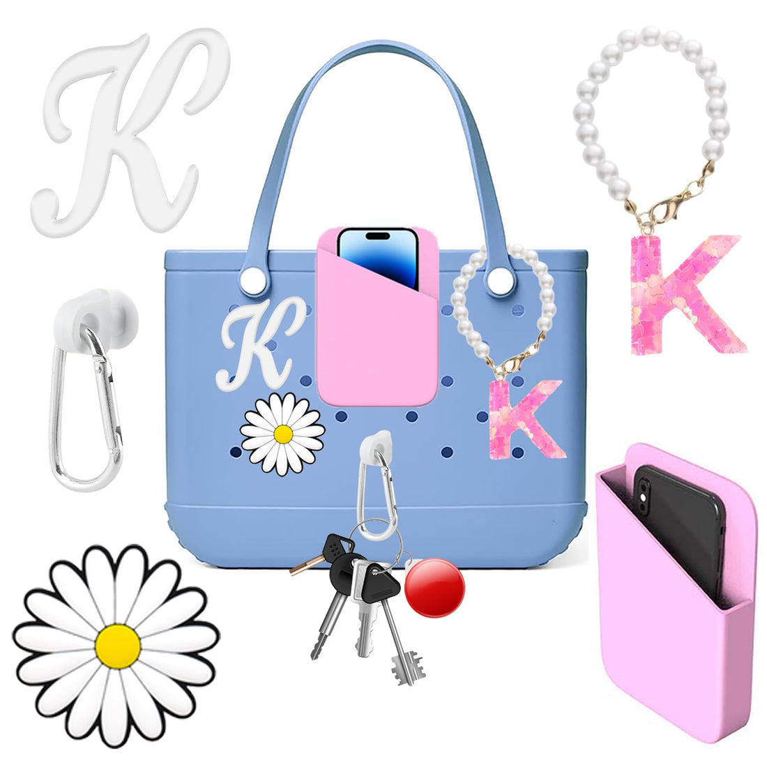 Bogg Bag Accessories Kit with Silicone Phone Holder