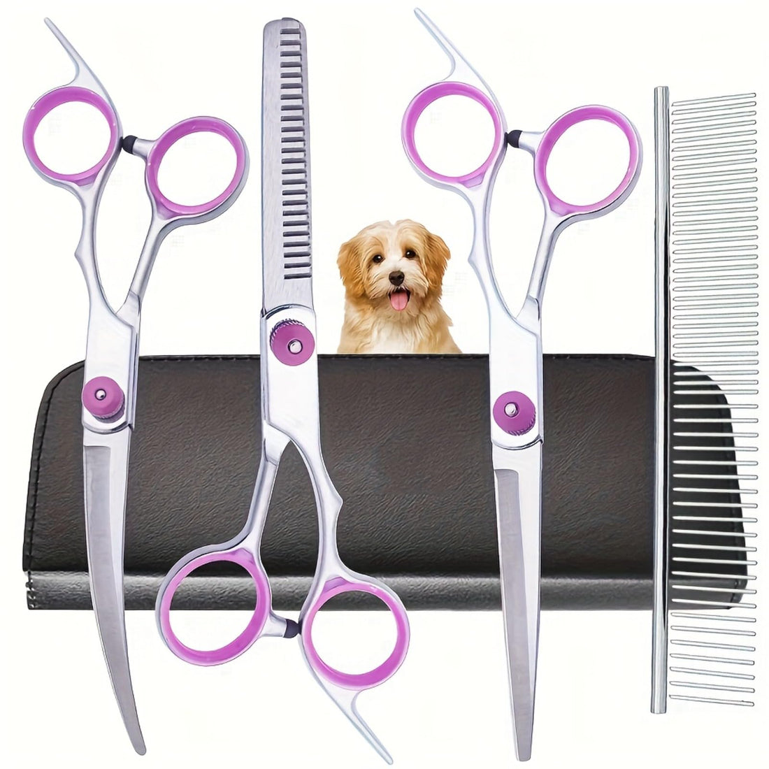 Pet Grooming Scissor Kit