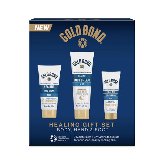 Gold Bond Healing Cream Gift Pack, For Body, Hand ⁘ Foot.