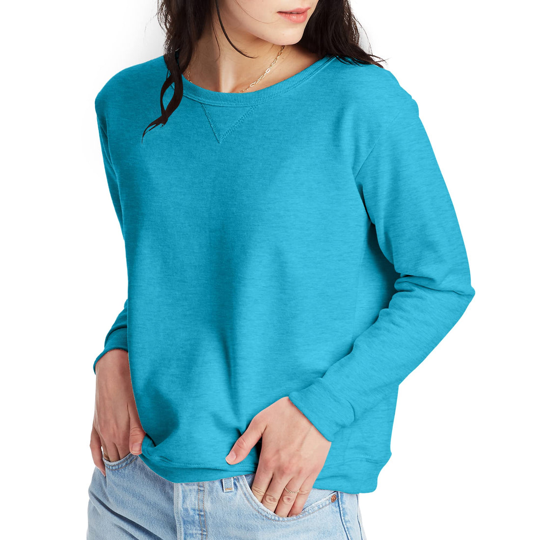 Soft, Cozy, and Stylish Women's Fleece Sweatshirt for Ultimate Comfort.