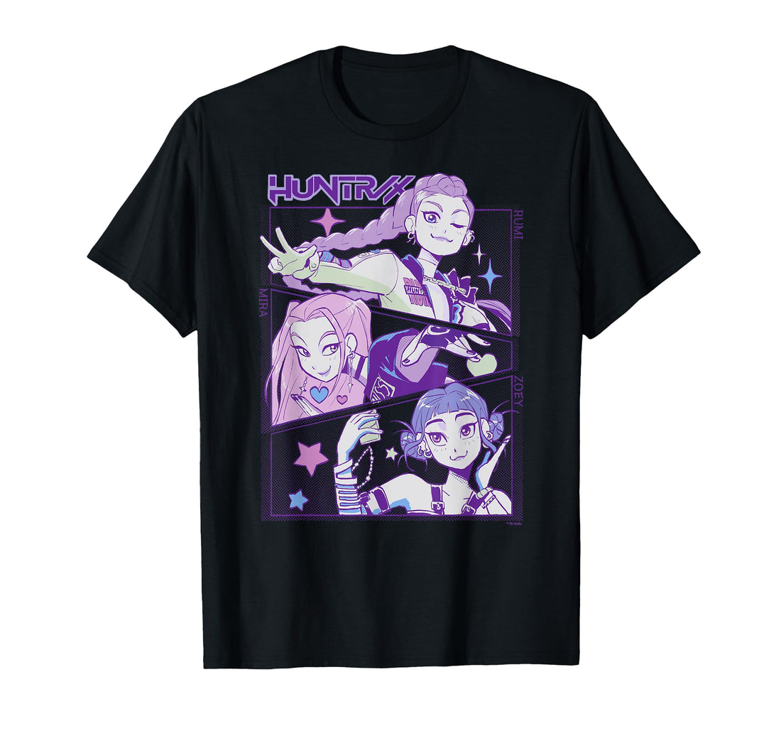 KPop Demon Hunters Huntrix Officially Licensed T-Shirt.