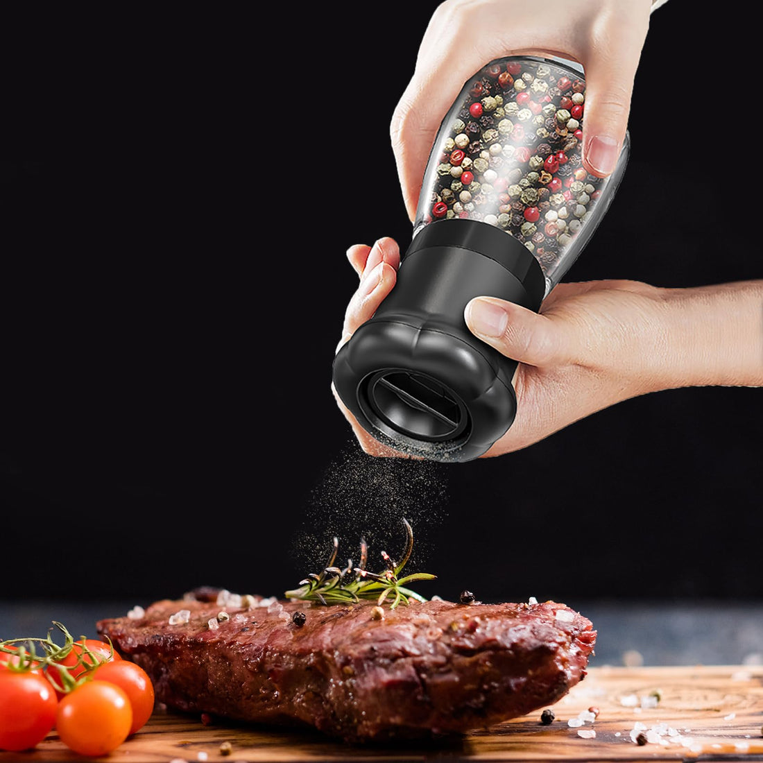 Manual Pepper Grinder and Spice Mill with Ceramic Blades