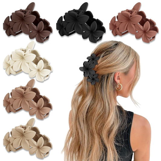 Hawaiian Flower Hair Clips for Women
