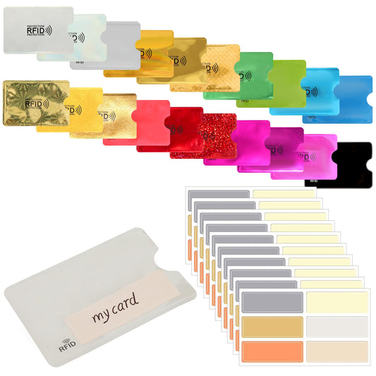 RFID Card Holders and Protectors with Blocking Sleeves