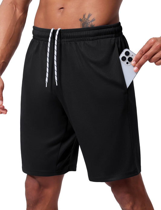 Quick Dry Men's Athletic Shorts with Pockets