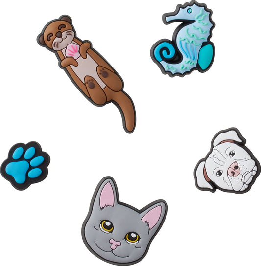 Vibrant Animal Jibbitz Pack for Crocs - Fun Fashion Accessory