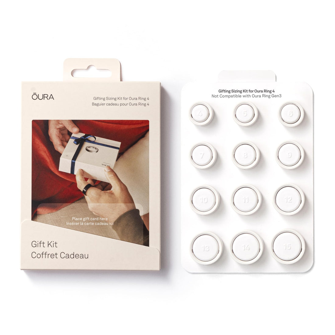 Oura Ring Gifting Solution Oura Ring 4 Sizing Kit for gifting health solutions easily.