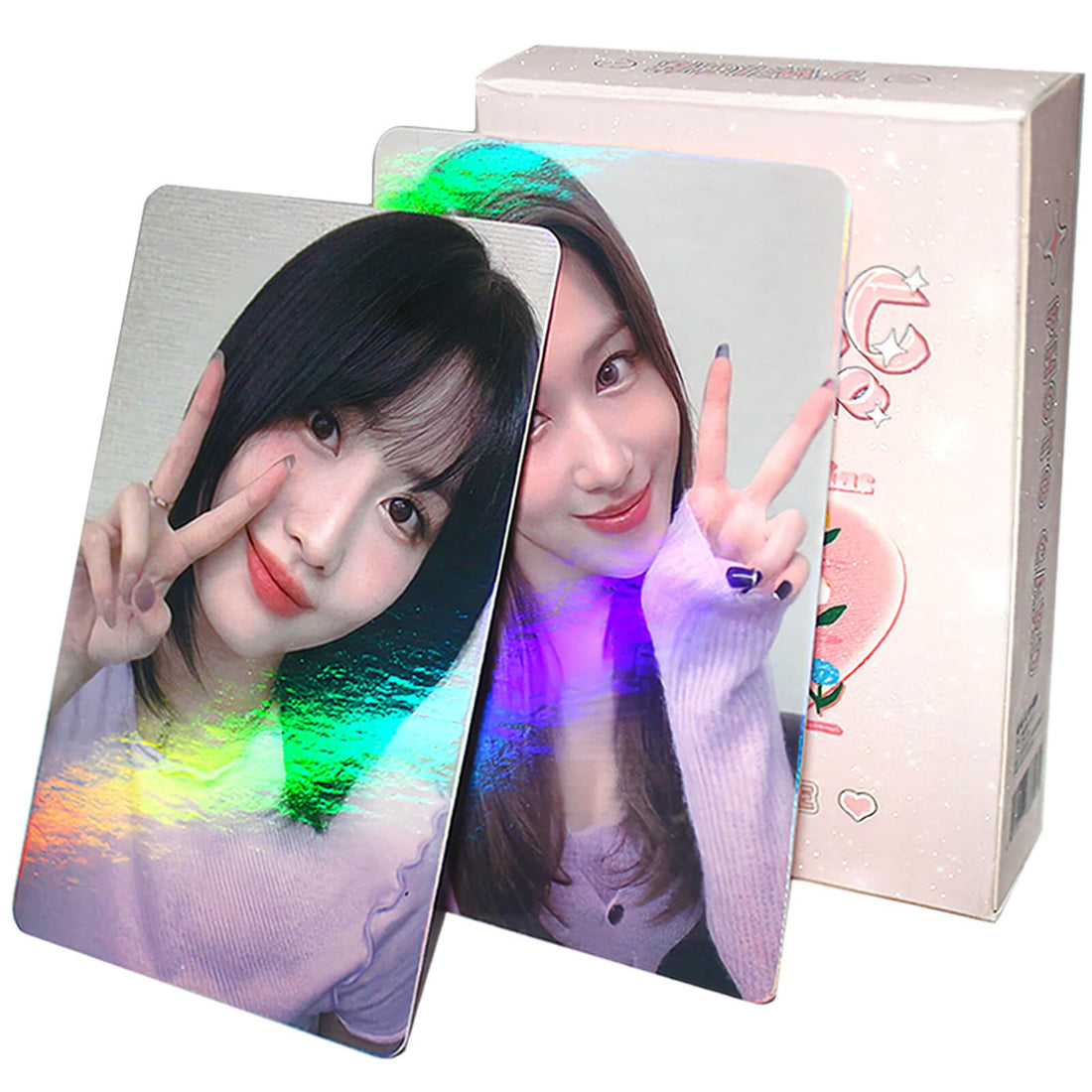 PYAJUU KPOP TWICE Photocards 50PCS TWICE Laser Photocards TWICE Album Photo Cards Gift for Fans Kpop Gift Set Birthday ...