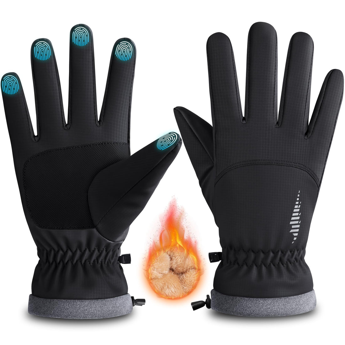 Rivmount Winter Gloves: Waterproof and Windproof for Cold Weather Use.