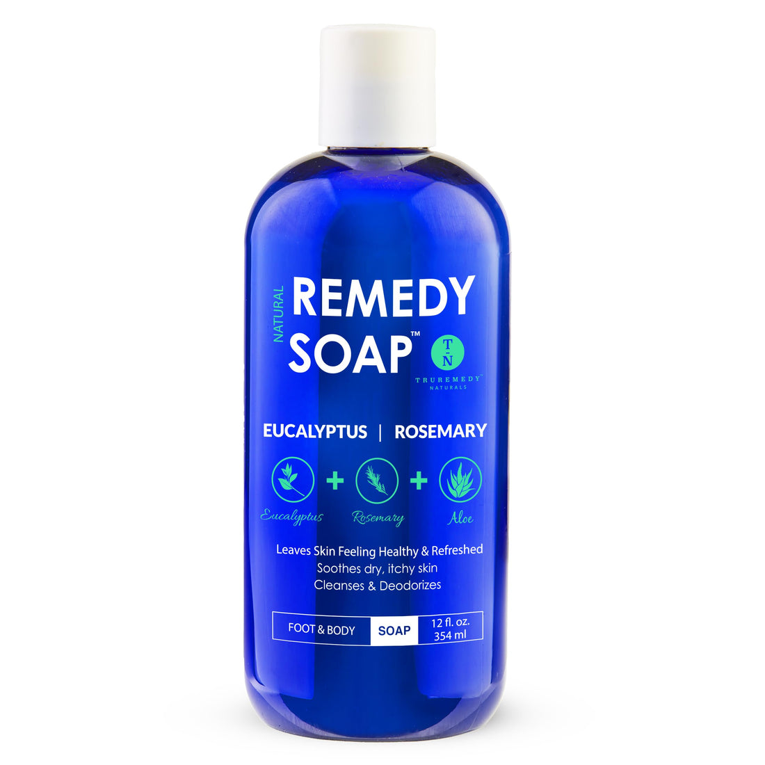 Truremedy Naturals Eucalyptus + Rosemary Body Wash - Body Wash for Therapeutic ⁘ Relaxing - ...