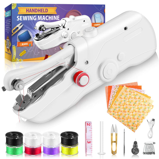 Turbo Stitcher: Portable & Powerful Mini Sewing Machine for Rapid Creations.