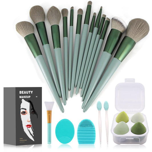 Koccido Makeup Brushes Set with 22-Piece Foundation and Eyeshadow Tools.