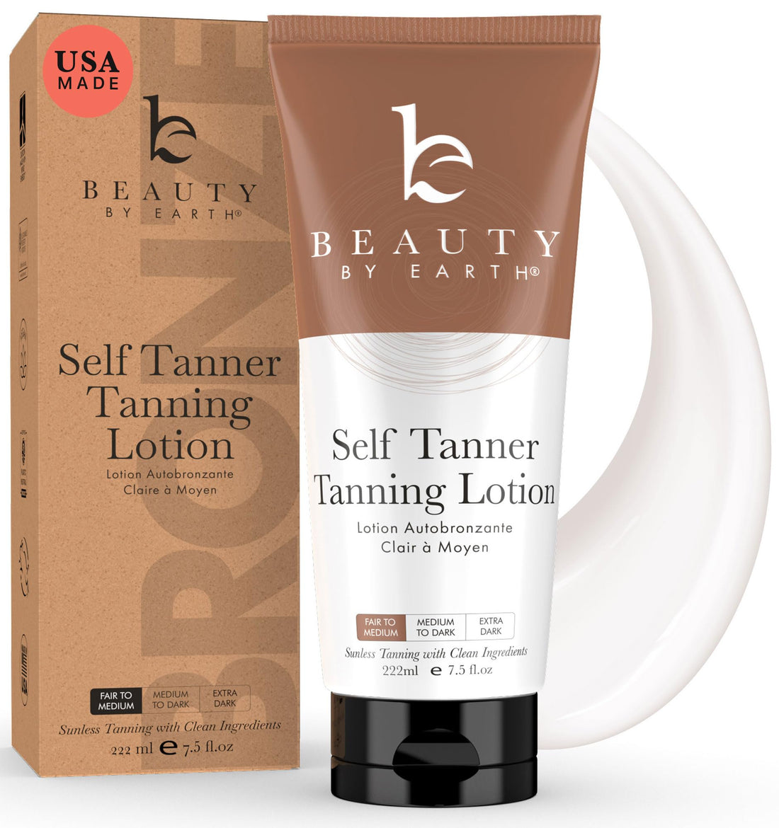 Safe and Natural Self-Tanner Lotion for a Sun-Kissed Glow guaranteed.