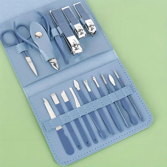 Nail Clipper Set Travel Manicure Kit Beauty Tools 16 Pieces