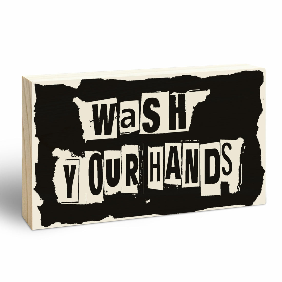 Rustic Wooden Bathroom Decor Signs