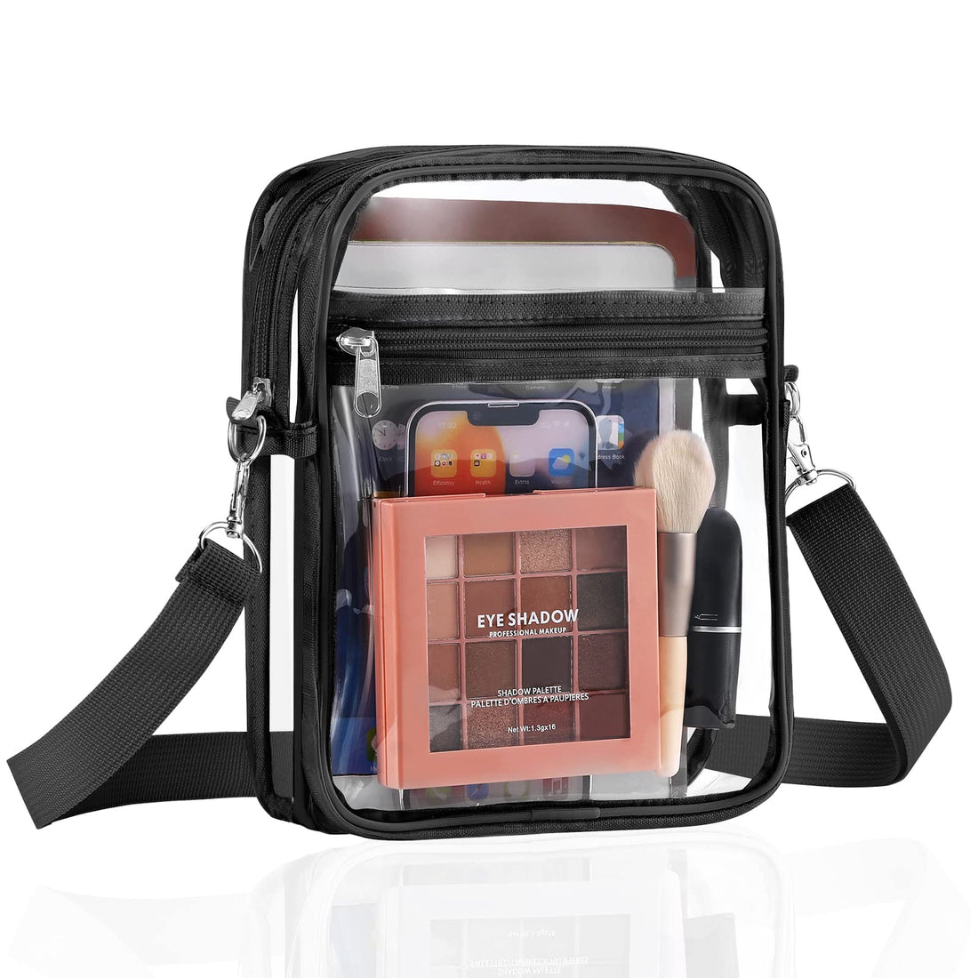 MoKo Clear Bag for Stadium Events - Women's Crossbody Purse