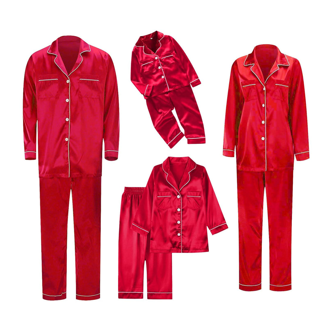 Unwrap Holiday Cheer with Cozy Silk Family Pajamas Matching Sets!