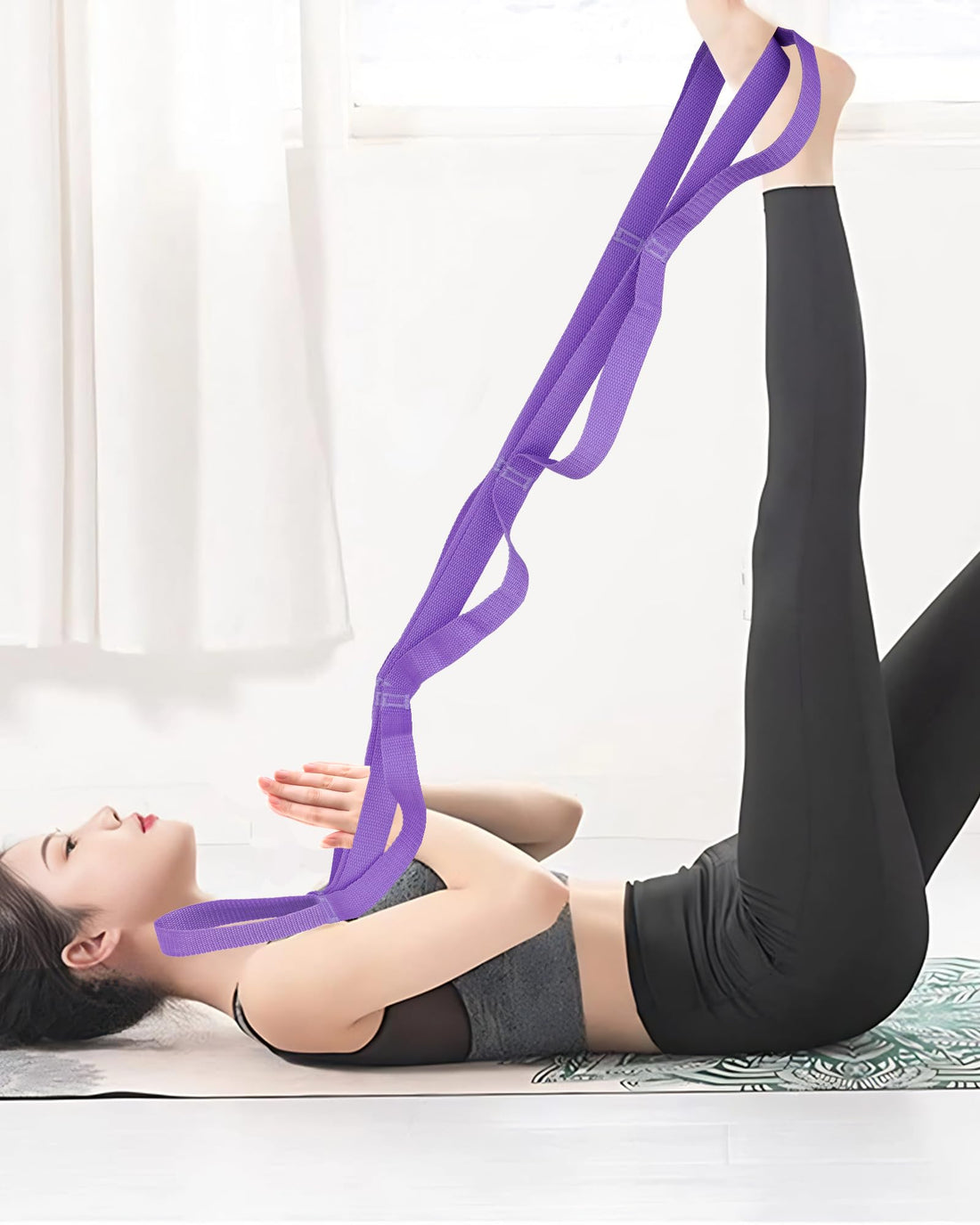 Yoga Stretching Strap for Physical Therapy