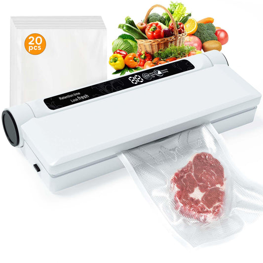 Effortless Food Storage with Omni-Seal Vacuum Sealer Machine for Convenience.