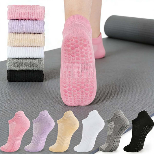Non-Slip Pilates Socks with Grip