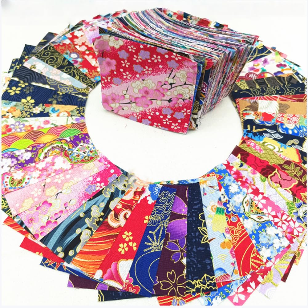 Twill Cotton Fabric Squares for Quilting and Patchwork Projects