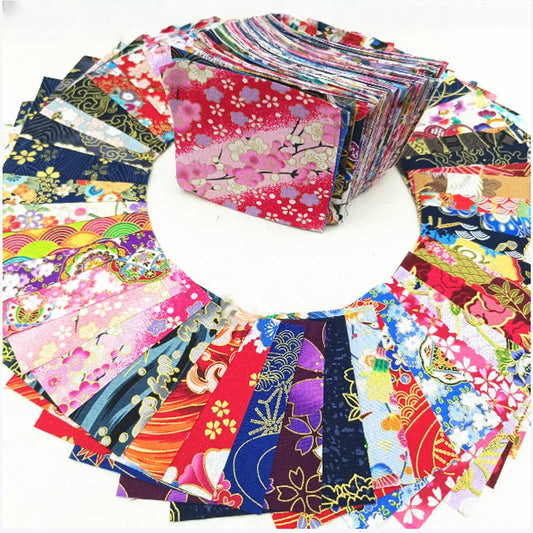 Twill Cotton Fabric Squares for Quilting and Patchwork Projects