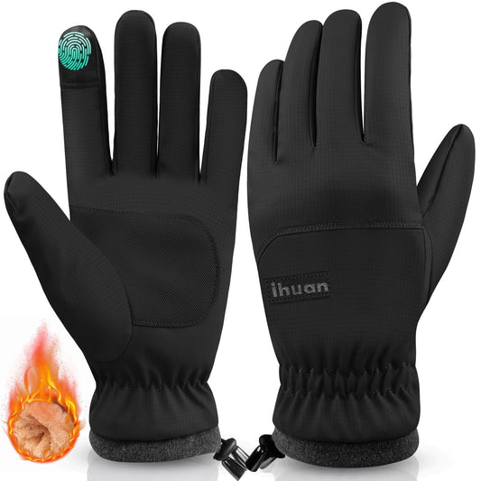 Warm and Waterproof Ski Gloves for Men and Women Outdoor Activities.