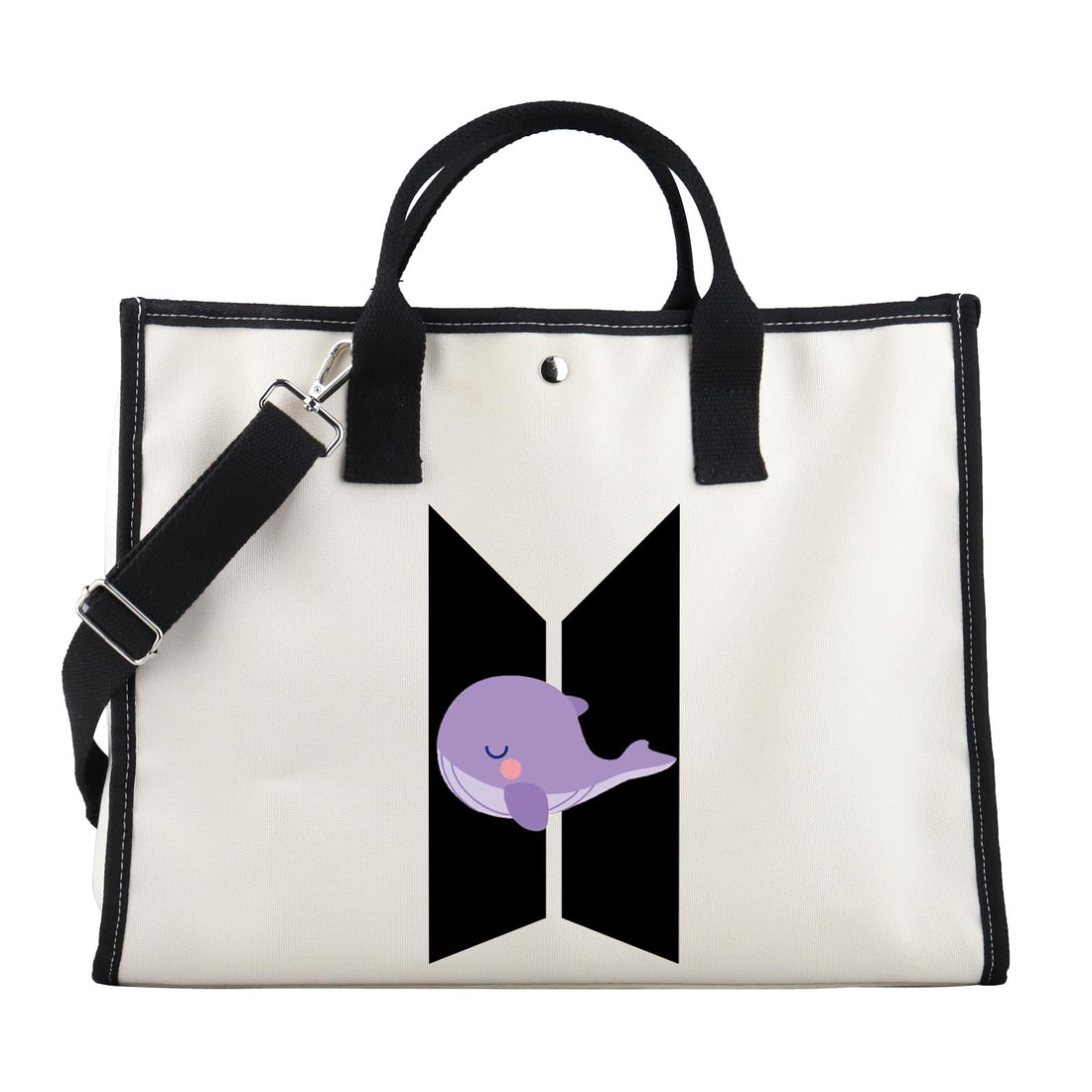 K-Pop Army Fans' Dubious Purple Whale Tote Bag Merchandise Bonanza
