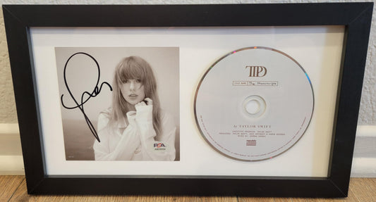 Authentic Taylor Swift CD Collection with Framed Certificate Verification Works