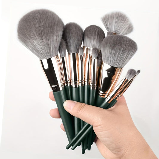 14 PCS Professional Makeup Brush Set for Full Face and Eyes